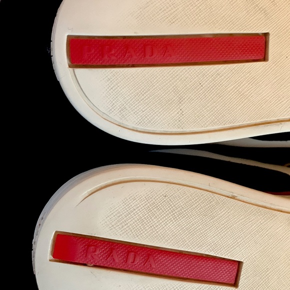 PRADA Nevada Calf Leather Sneakers - Picture 10 of 12